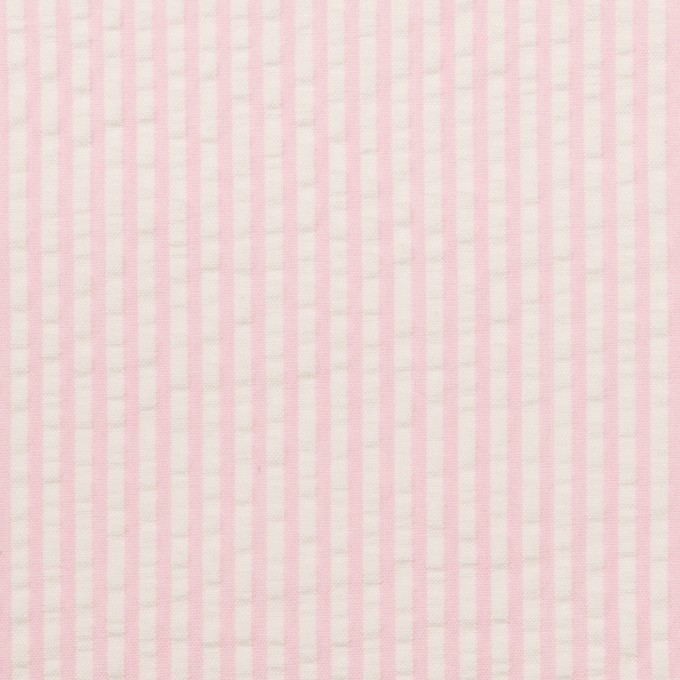 コットン×ストライプ(ピンク)×サッカー_全3色 イメージ1