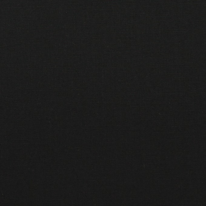 コットン×無地(ブラック)×高密ポプリン イメージ1