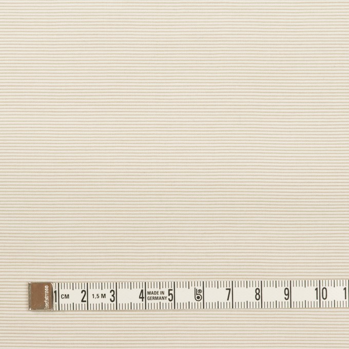 コットン&テンセル×ボーダー(ライトベージュ)×コード織_全2色 イメージ4