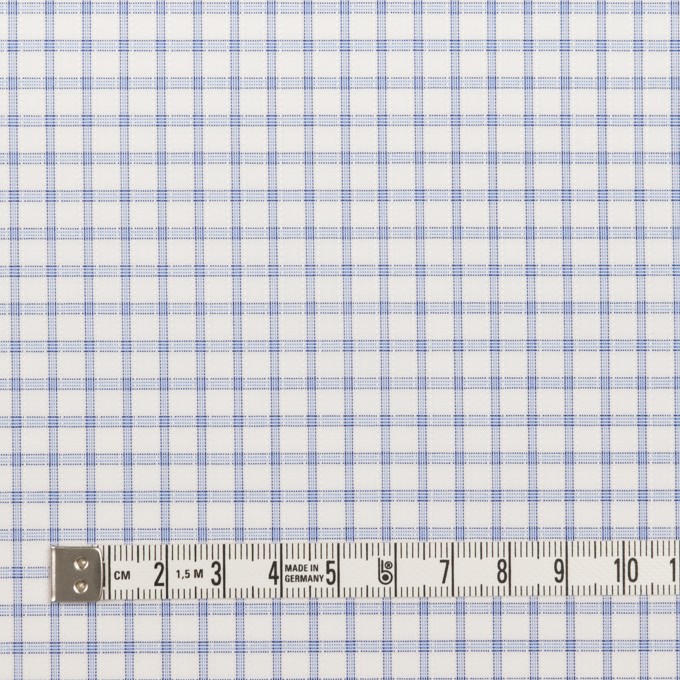 コットン&ポリエステル×チェック(サックス)×ブロードジャガード_全2色 イメージ4