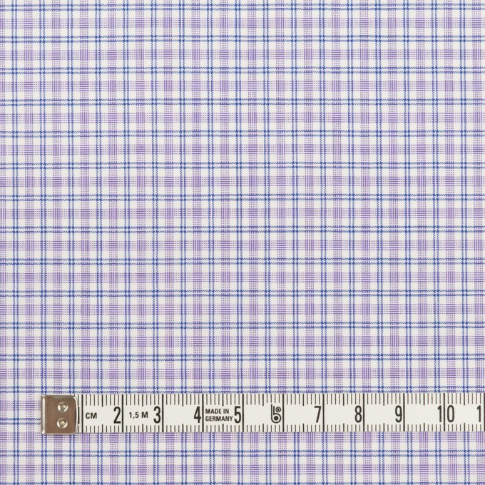 コットン×チェック(ラベンダー)×ブロード_全2色 イメージ4