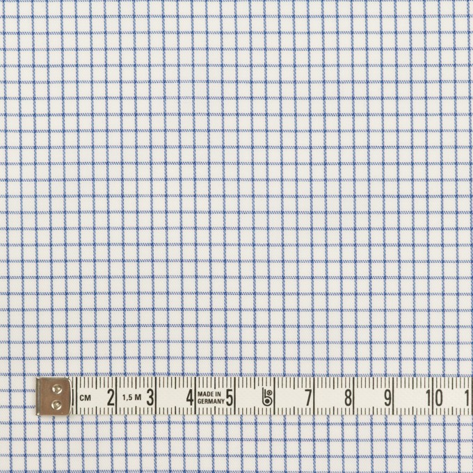 コットン×チェック(ブルー)×サージ イメージ4