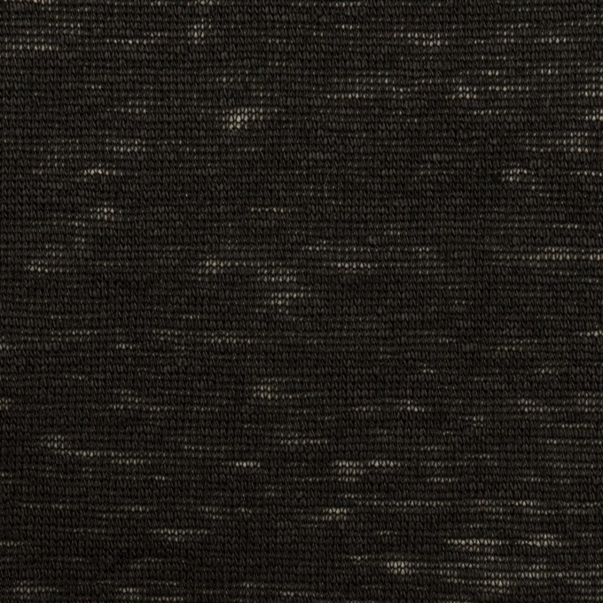 リネン×無地(ブラック)×天竺ニット_全2色 イメージ1