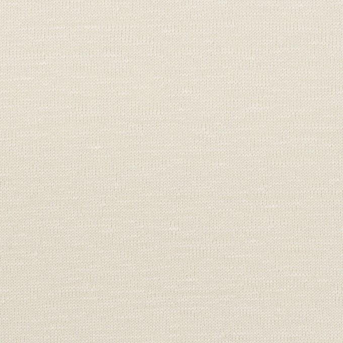 リネン&レーヨン×無地(アイボリー)×天竺ニット_全2色 イメージ1