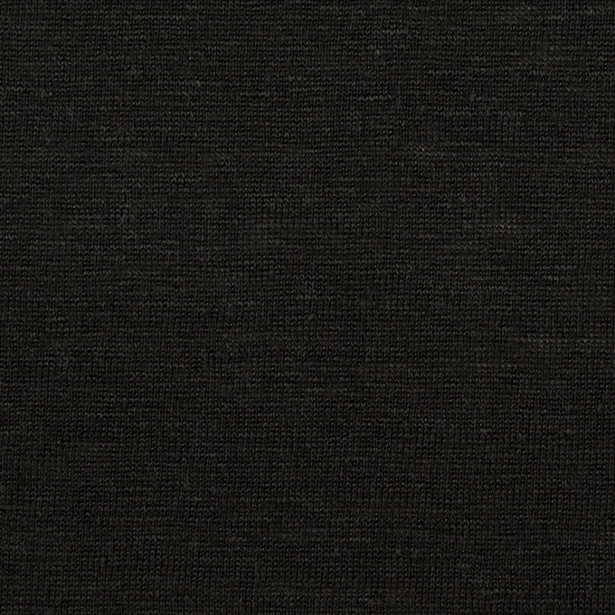 リネン&レーヨン×無地(ブラック)×天竺ニット_全2色 イメージ1