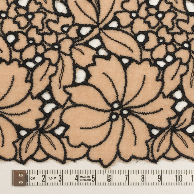 ウール×フラワー(ベージュ)×ガーゼ刺繍_全2色 イメージ6