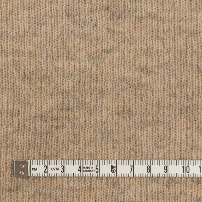 コットン&ウール混×無地(オートミール)×Wニット_全2色 イメージ4