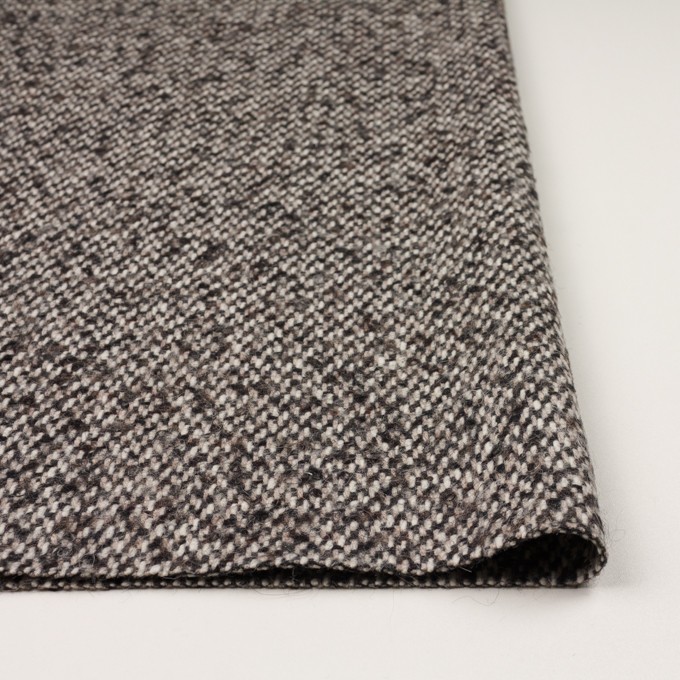 ウール＆ポリエステル×ミックス(グレー)×ツイード - fab-fabric sewing studio | 布地のオンライン通販とソーイングスクール