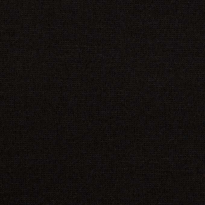 ウール×無地(ブラック)×天竺ニット_全2色 イメージ1