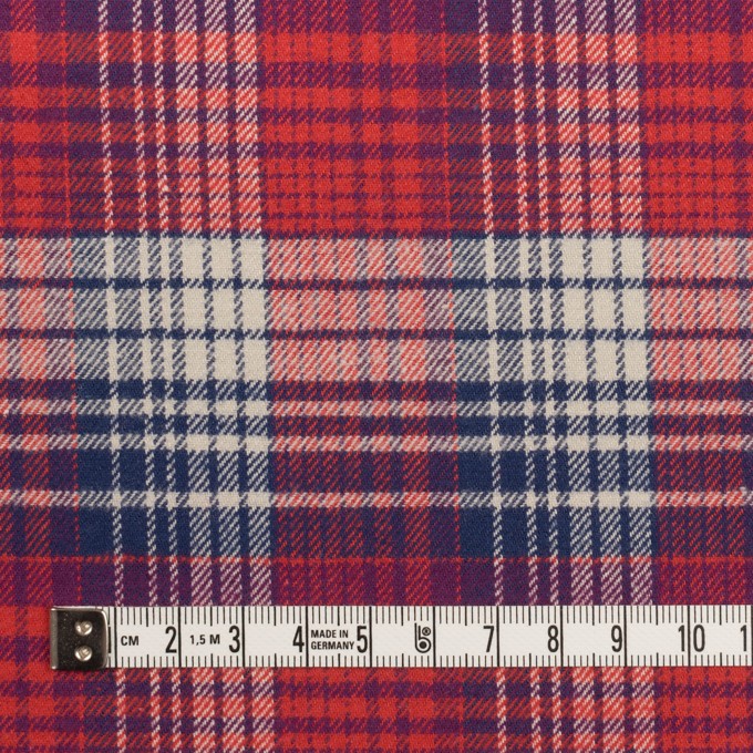 コットン×チェック(レッド)×ビエラ_全3色 イメージ4