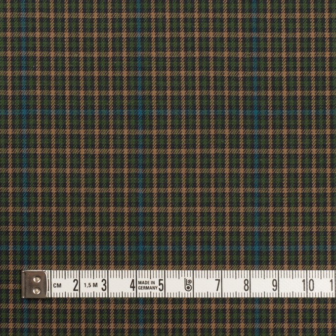 コットン×チェック(グリーン、ブルー&ベージュ)×ビエラ イメージ4