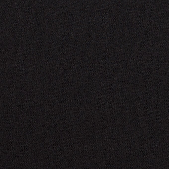 ウール&ポリウレタン×無地(ブラック)×サージストレッチ イメージ1