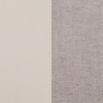 コットン&ポリエステル混×無地(アイボリー&グレー)×ギャバジン&ブロード(ボンディング)_全2色_イタリア製