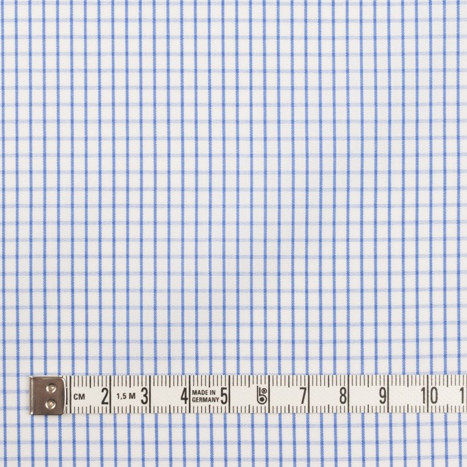 コットン×チェック(ブルー)×ブロード イメージ4