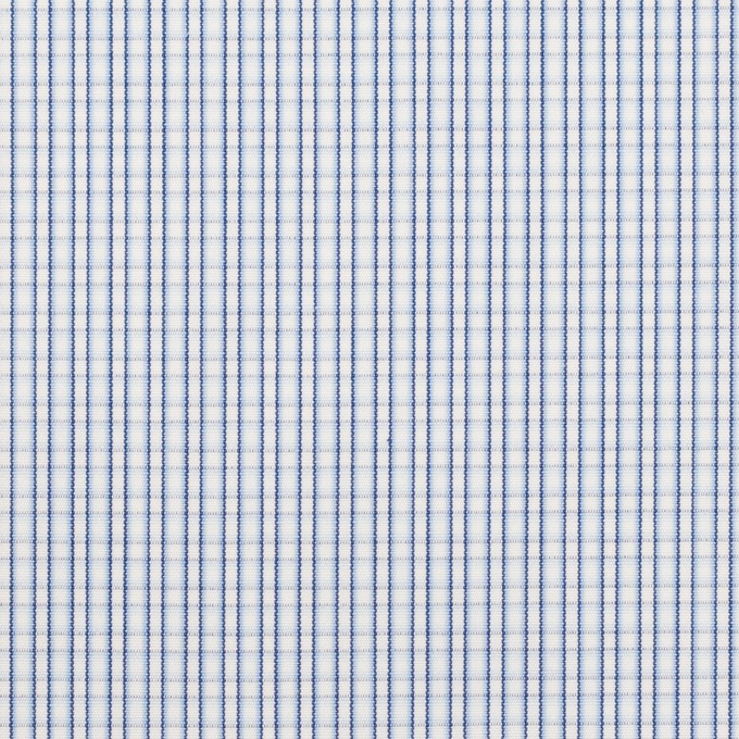 コットン×チェック(サックス)×ブロード イメージ1