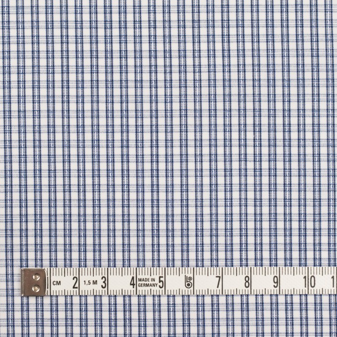 コットン×チェック(ブルー)×ブロードジャガード イメージ4