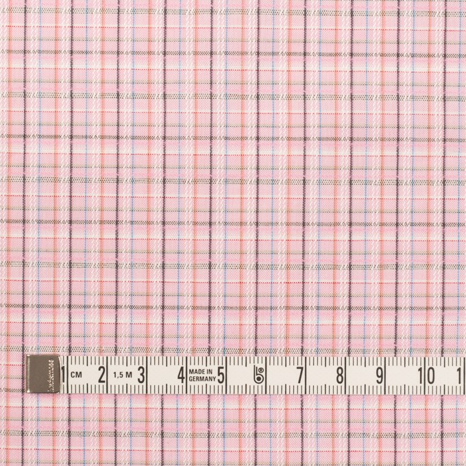 コットン×チェック(ピンク)×ブロードジャガード イメージ4