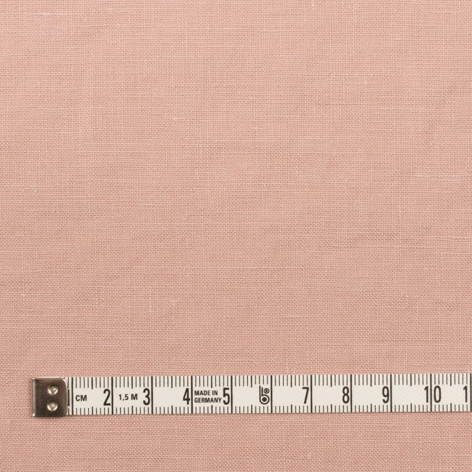 リネン×無地(ピンクベージュ)×薄キャンバス_全30色 イメージ4