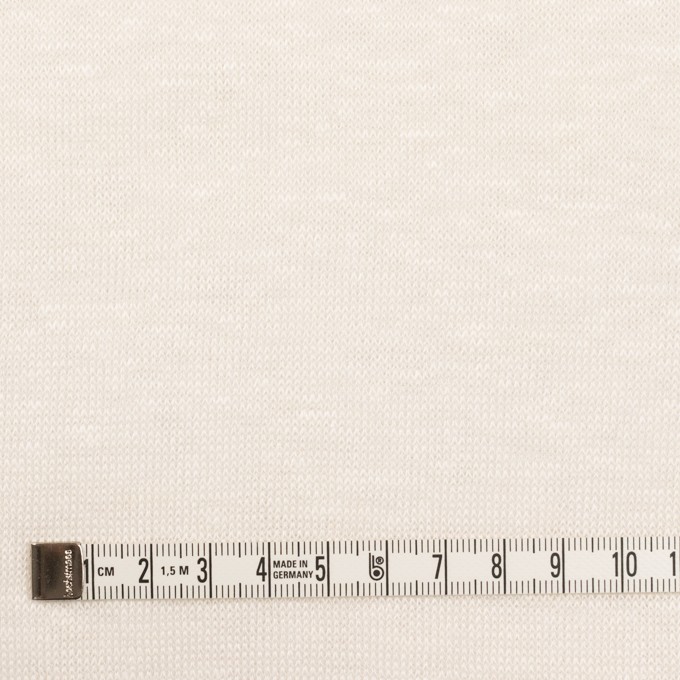 リネン&ナイロン×無地(バニラ)×天竺ニット_全3色 イメージ4