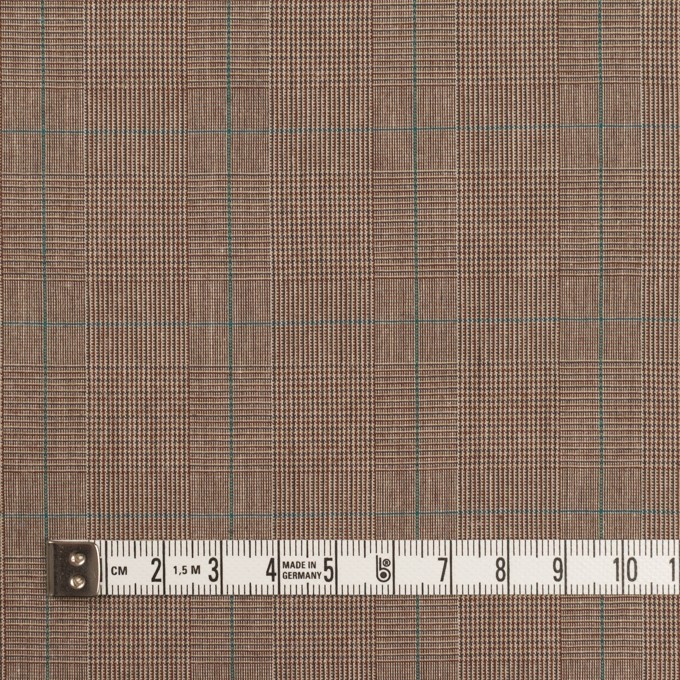 コットン×チェック(モカブラウン)×高密ブロード イメージ4