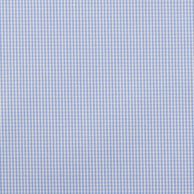 コットン×チェック(サックス)×千鳥格子 イメージ1