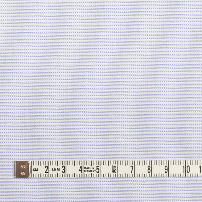 コットン×ボーダー(サックス)×斜子織 イメージ4