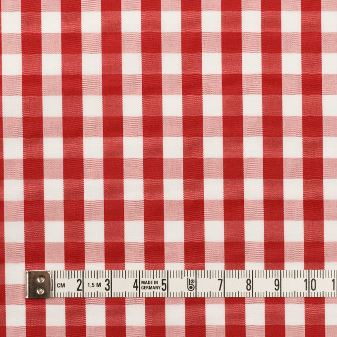 コットン×チェック(レッド)×ブロード イメージ4