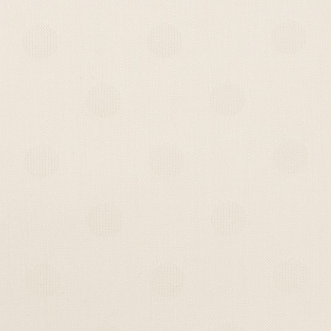 コットン&シルク×水玉(エクリュ)×二重織ジャガード イメージ1