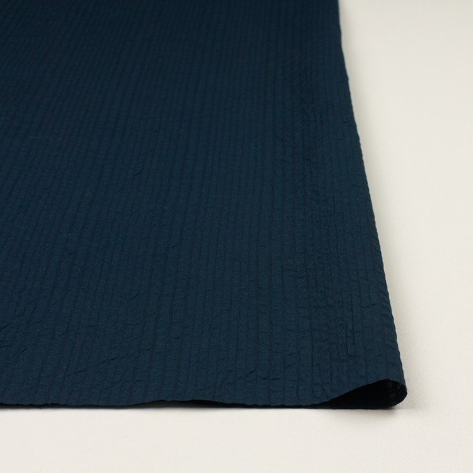 コットン×無地(ダークネイビー)×ローンサッカー_全2色 - fab-fabric sewing studio | 布地のオンライン通販と