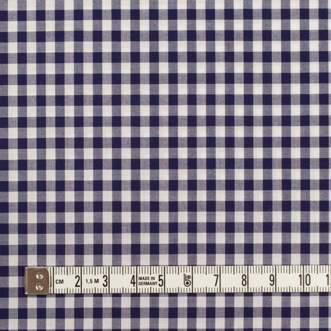 コットン×チェック(ネイビー)×ブロード イメージ4