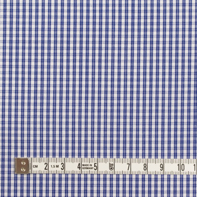 コットン×チェック(プルシアンブルー)×ブロード イメージ4