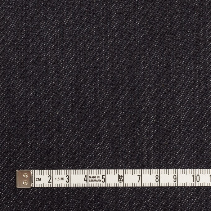 コットン×無地(インディゴ)×セルビッチ・デニム(13.5oz) イメージ4