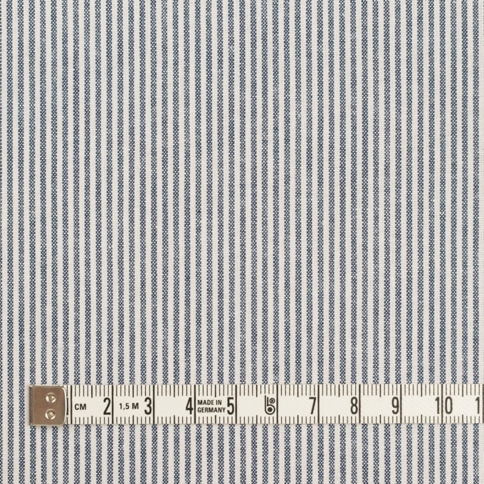 コットン&ポリエステル×ストライプ(アッシュネイビー)×シーチング イメージ4