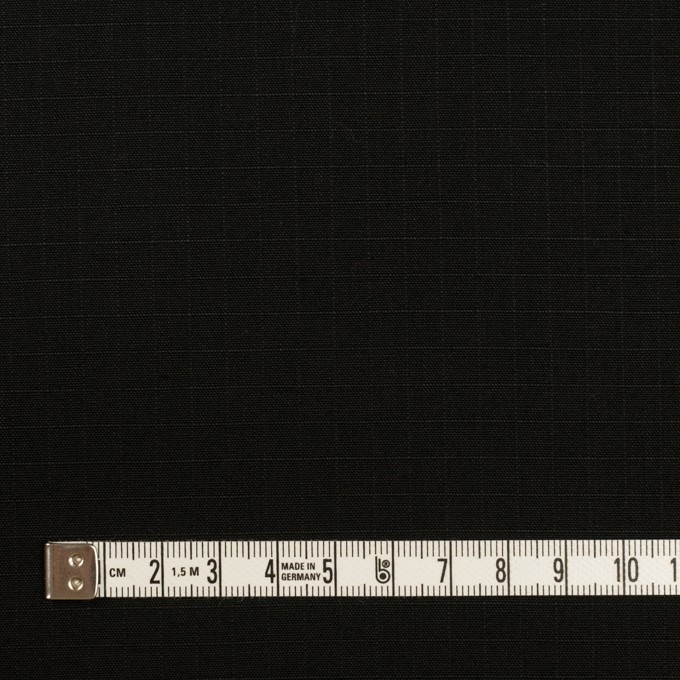 コットン×無地(ブラック)×リップストップ_全2色 イメージ4