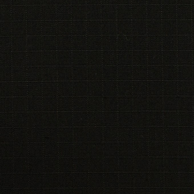 コットン×無地(ブラック)×リップストップ_全2色 イメージ1