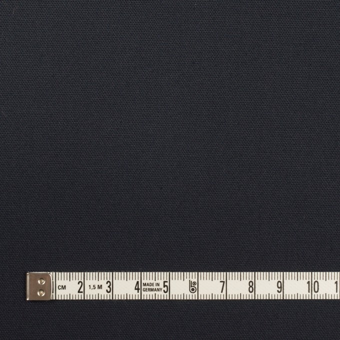 コットン＆ポリウレタン×無地(ダークネイビー)×二重織ストレッチ イメージ4