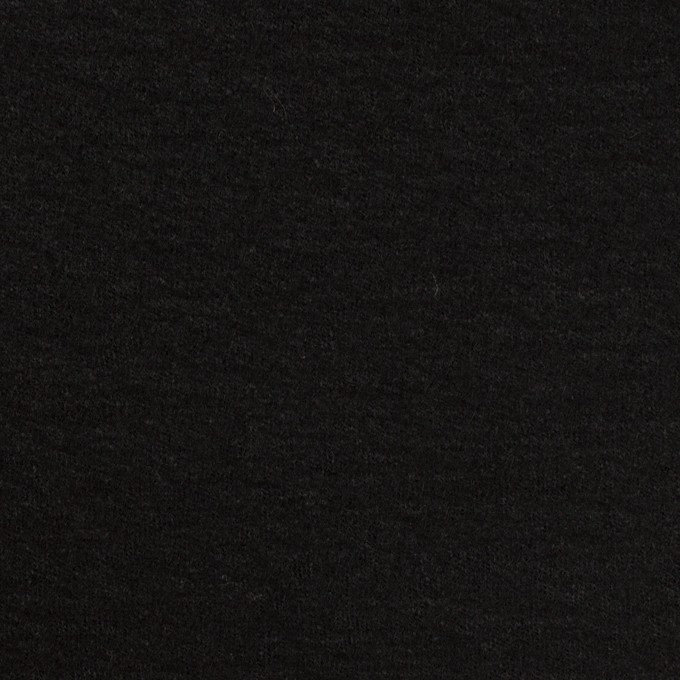 ウール×無地(ブラック)×圧縮ニット イメージ1