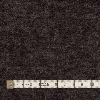 ポリエステル＆アクリル混×ミックス(チャコール)×かわり編み_イタリア製 サムネイル4