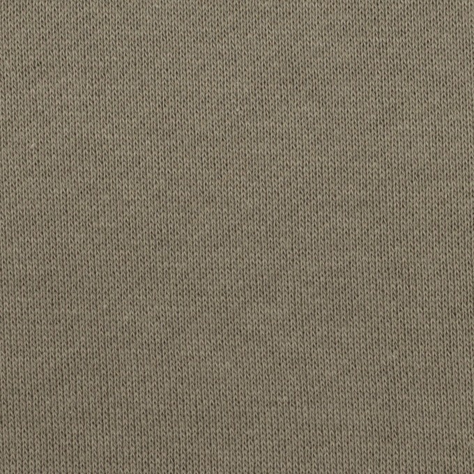コットン×無地(アッシュカーキ)×裏毛ニット(裏面起毛)_全5色 イメージ1