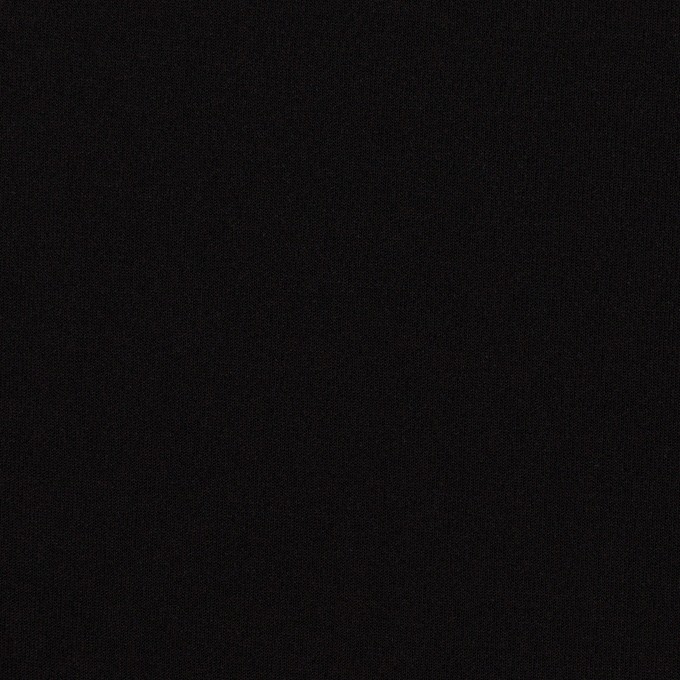 ポリエステル＆ポリウレタン×無地(ブラック)×スムースニット イメージ1