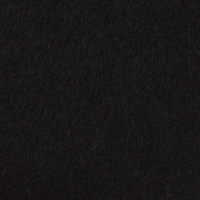 ウール＆アンゴラ×無地(ブラック)×ビーバー イメージ1