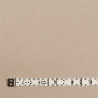 コットン＆ナイロン混×無地(グレイッシュベージュ)×二重織ストレッチ_イタリア製 サムネイル4