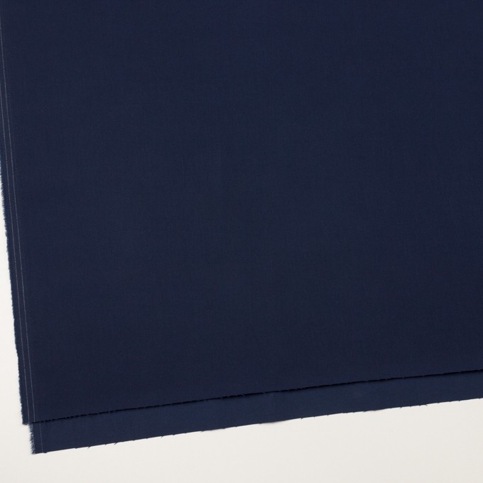 コットン＆ポリウレタン混×無地(プルシアンブルー)×二重織ストレッチ_イタリア製 イメージ2