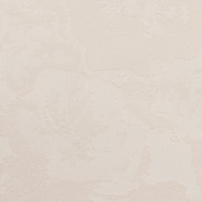 ポリエステル＆コットン×フラワー(バニラ)×ジャガード_全2色 イメージ1