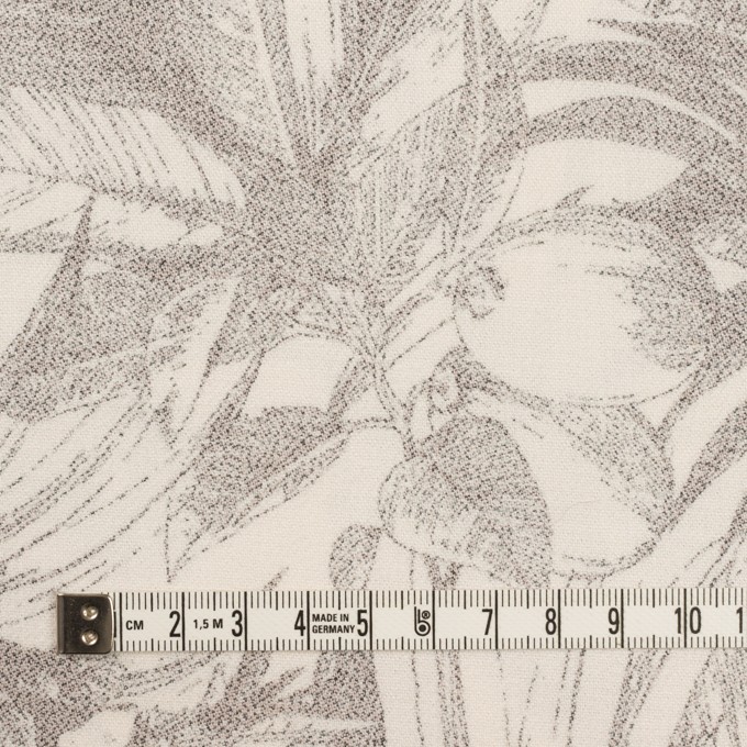 コットン＆ポリウレタン×ボタニカル(バニラ＆モカ)×キャンバス・ストレッチ イメージ4