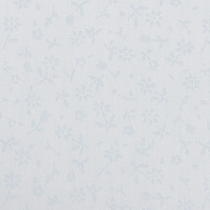 コットン×フラワー(ペールブルー)×サテンジャガード_全3色 イメージ1