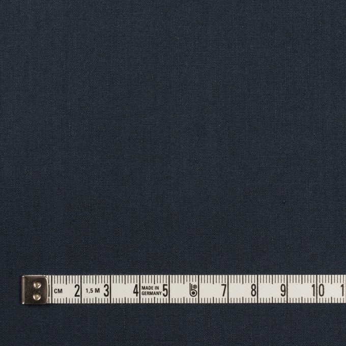 リネン＆レーヨン混×無地(インクブルー)×ポプリンストレッチ_全4色 イメージ4
