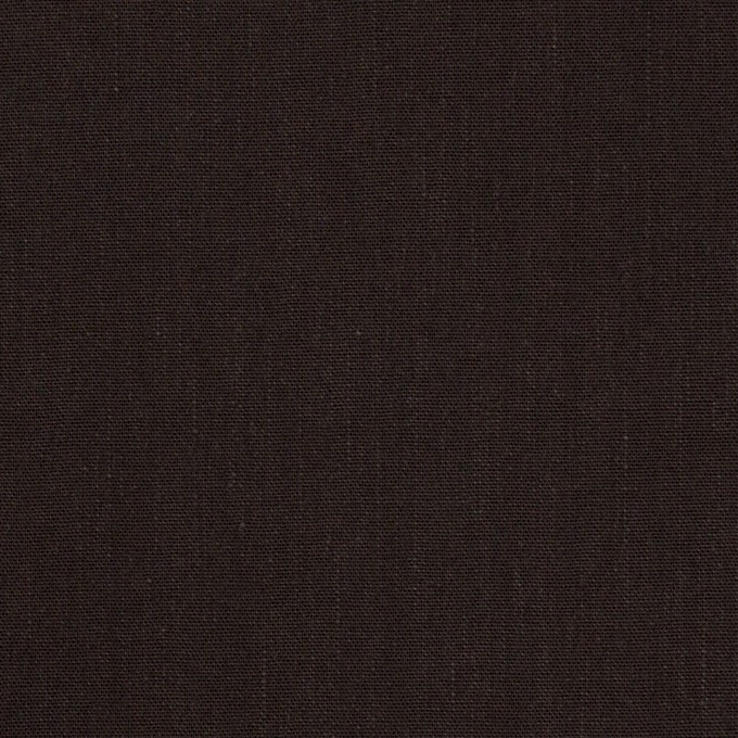 リネン＆レーヨン混×無地(ビターチョコレート)×ポプリンストレッチ_全4色 イメージ1