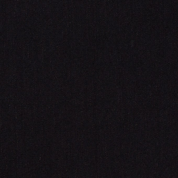 リネン＆レーヨン混×無地(ブラック)×ポプリンストレッチ_全4色 イメージ1