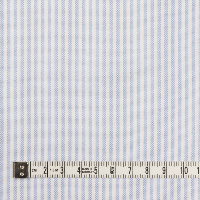 コットン×ストライプ(ブルー)×オックスフォード イメージ4
